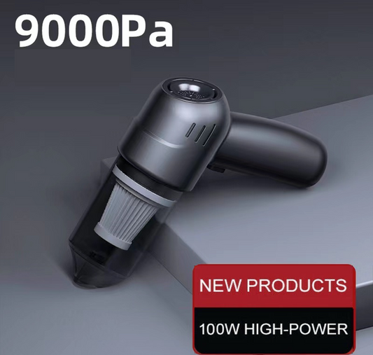 100W Car Vacuum Cleaner High Power 9000PA Mini Vacuum