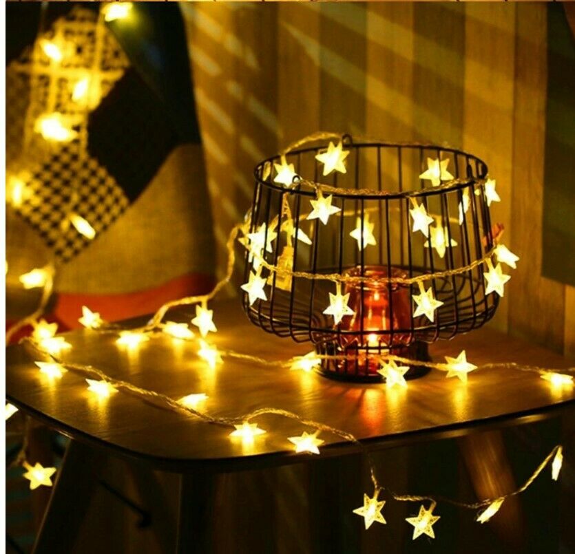 6M/ 10M LED Star Round Copper String Ligh