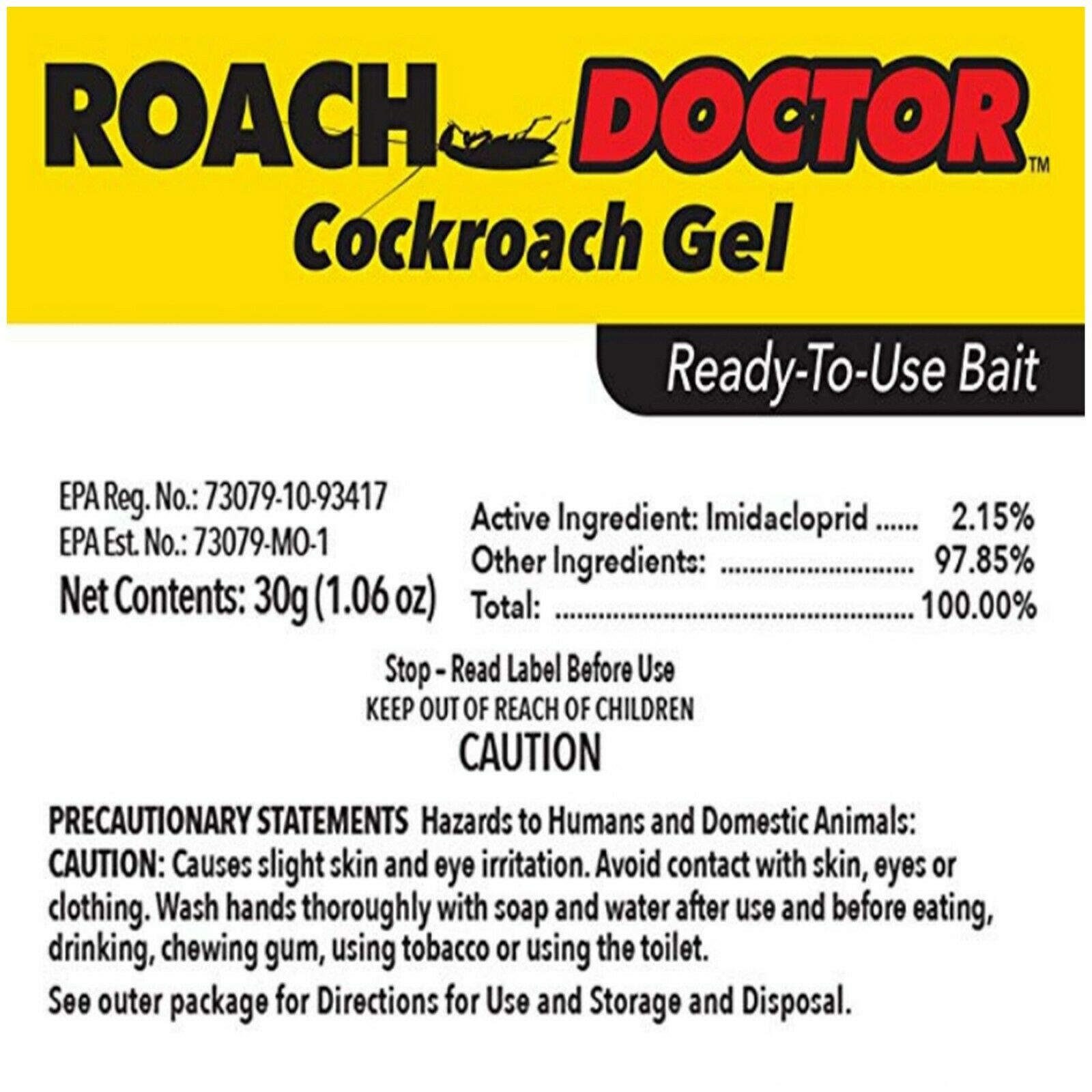 Free shipping- Doctor Roach Pest Control Gel Bait