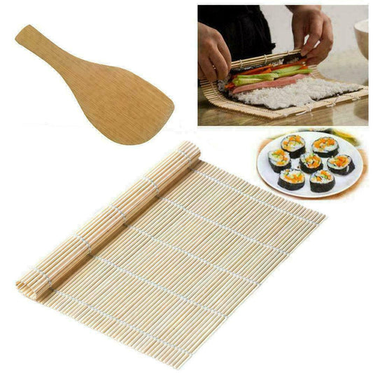 CLEARANCE- Japanese Bamboo Sushi Mat Rolling Maker Set