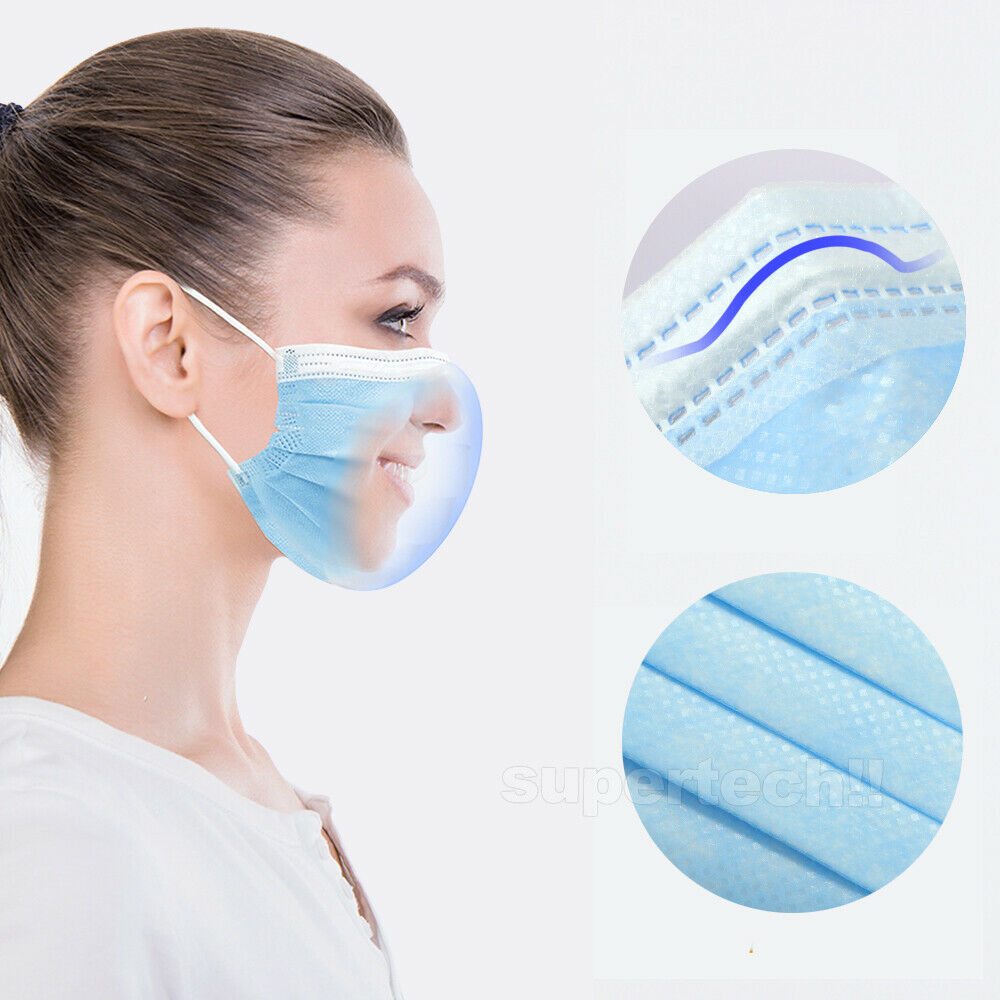 CLEARANCE- 50PC/100PC 3 Layers Disposable Medical Face Mask