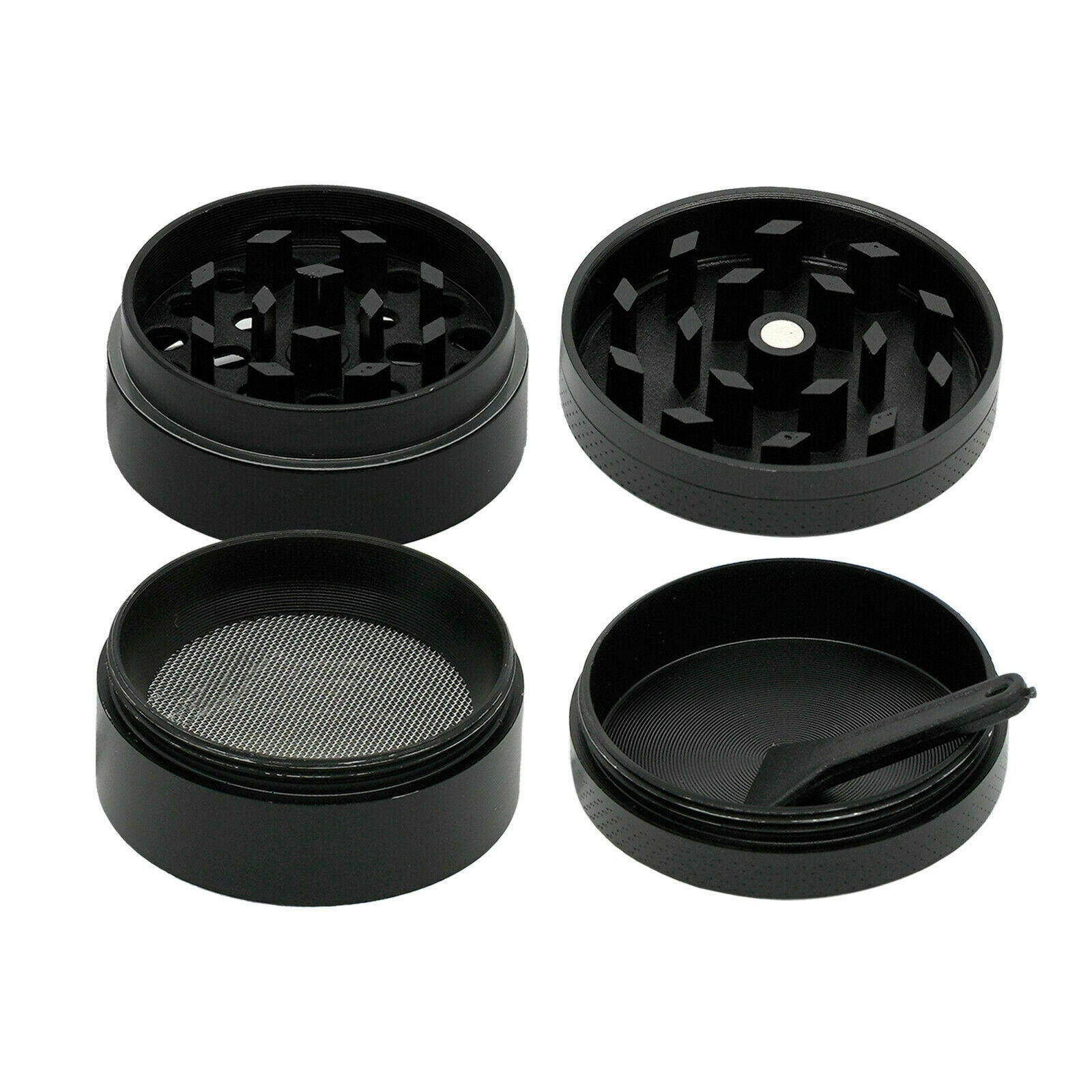 4-Layer Zinc Alloy Tobacco Herb Grinder