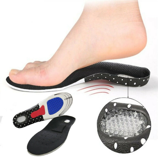 A Pair (2pc) Pain Relief Plantar Fasciitis Orthotic Inserts Pads (S/L SIZE)