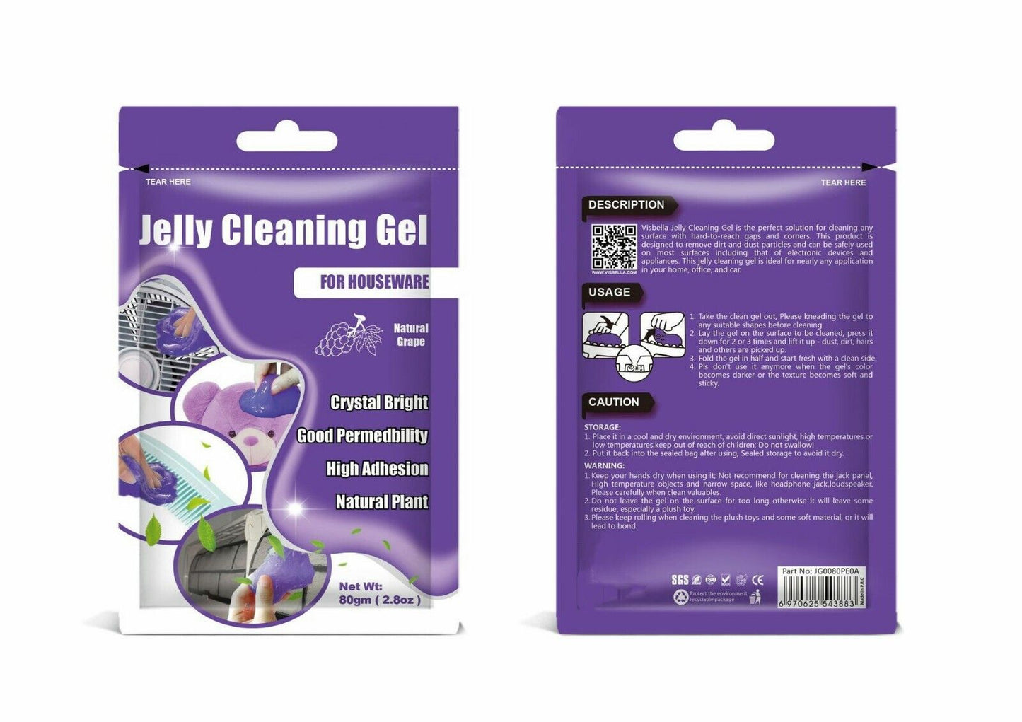 CLEARANCE- Cleaning Gel Slime Super Clean Magic Car Laptop Keyboard Dust Dirt Cleaner