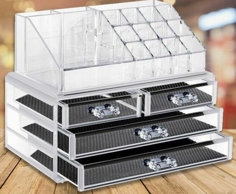 4 Drawers Clear Acrylic Organizer