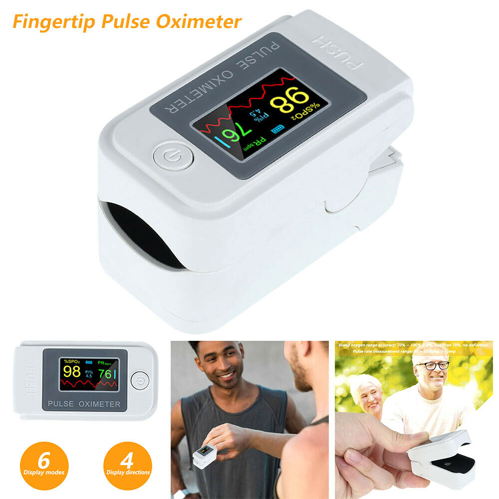 CLEARANCE- Professional Finger Pulse Oximeter Blood Oxygen Saturation Heart Rate Monitor