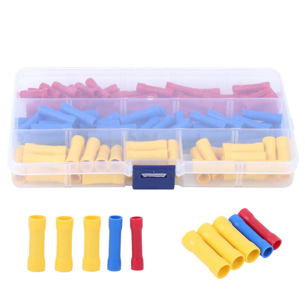 120pcs Crimp Connectors BHT/BNFY/BV1.25 Wire Cable Connector Kit Crimp