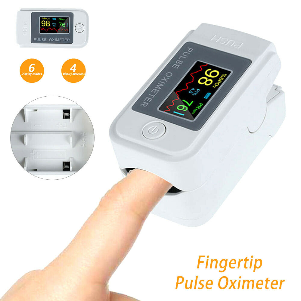 CLEARANCE- Professional Finger Pulse Oximeter Blood Oxygen Saturation Heart Rate Monitor