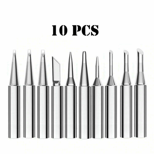 10 Pack Solder Soldering Iron Tips Standard Size Accessories Electrical