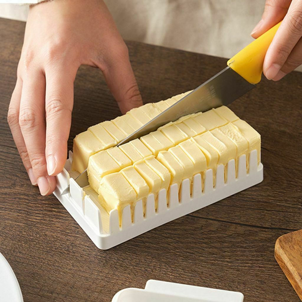 Butter Dish with Lid Dust-proof Slicing Storage Box Fresh-keeping Case Container