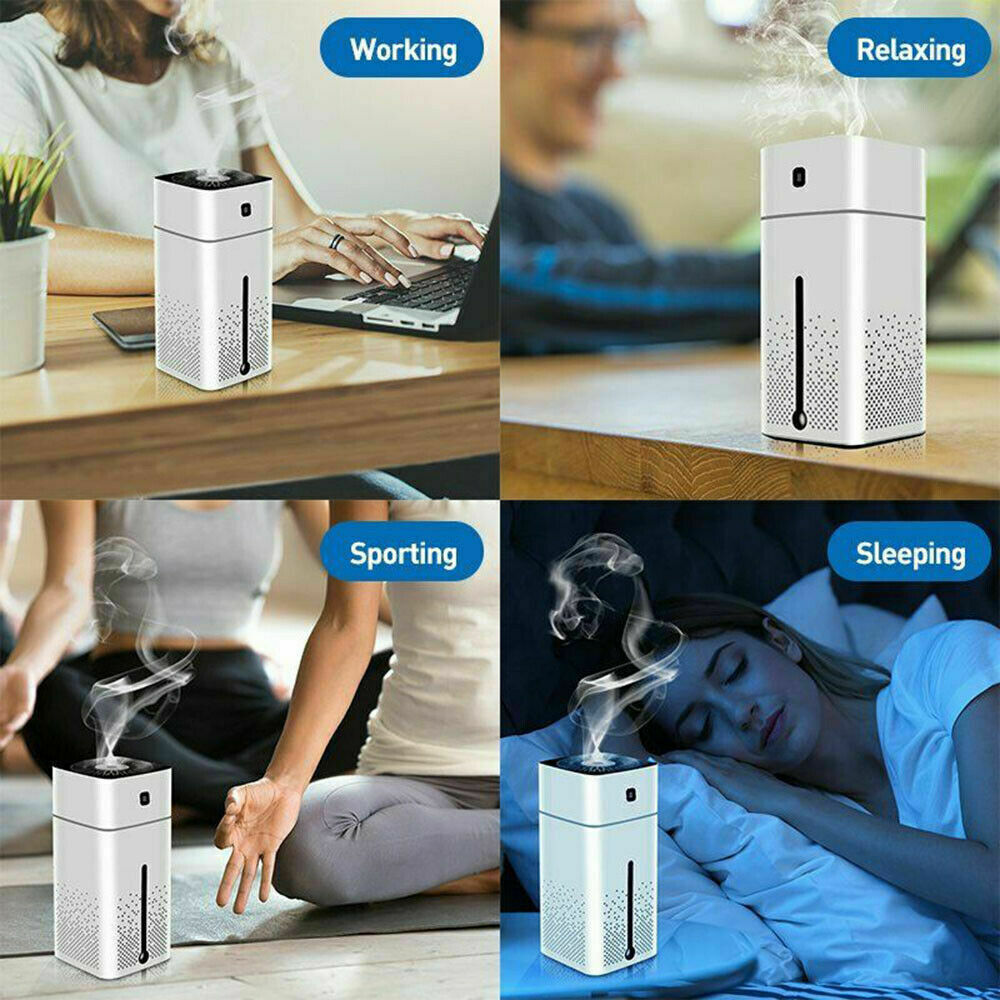 Ultrasonic Air Humidifier Purifier 1L