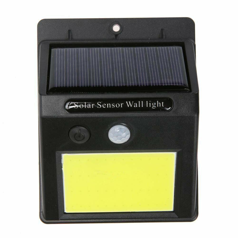 Solar Power 48 LED Waterproof PIR Motion Sensor Wall Light Outdoor Garden Lamp