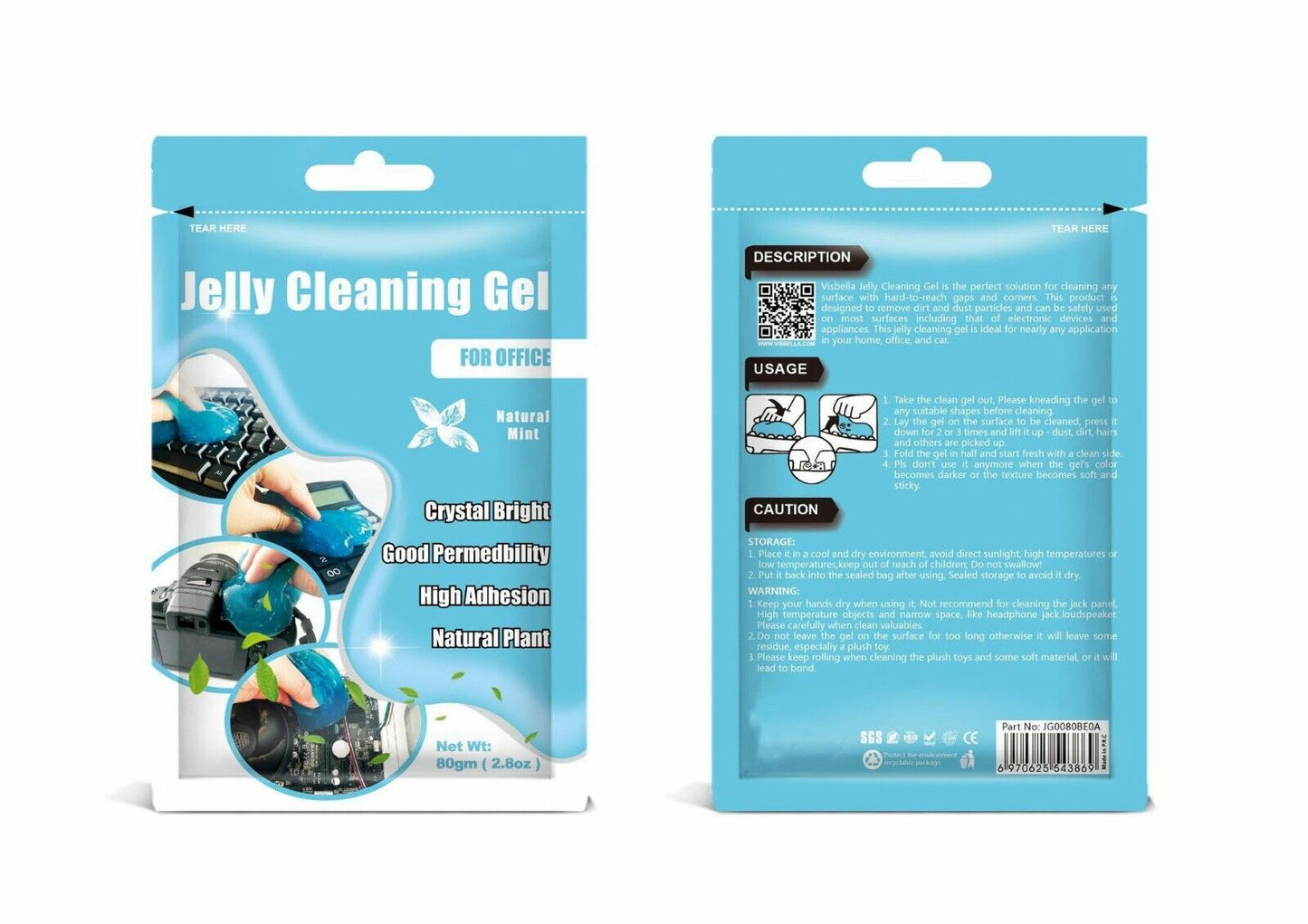 CLEARANCE- Cleaning Gel Slime Super Clean Magic Car Laptop Keyboard Dust Dirt Cleaner