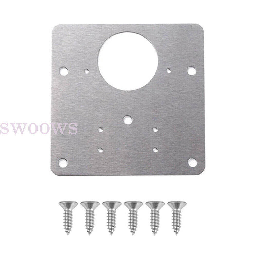 2 Sets Hinge Repair Plate Rust Resistant Steel Furniture Cupboard Repair Mount Tool