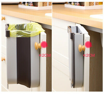 Kitchen Foldable Cabinet Hanging Wastebasket