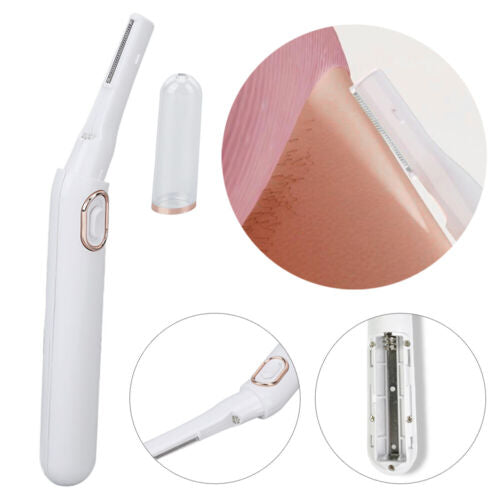 Bikini Shaver Dry Use Safe Angled Fit Electric Bikini Trimmer + LED Light