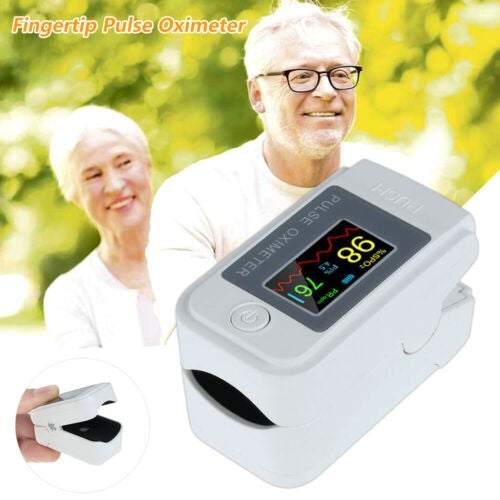 CLEARANCE- Professional Finger Pulse Oximeter Blood Oxygen Saturation Heart Rate Monitor